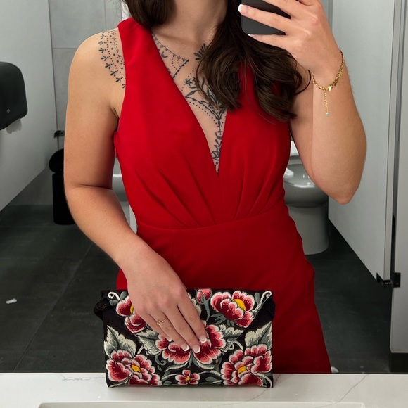 SOLD Lulus All For The Romance Red Backless Mermaid Maxi Dress; Size Small 🍒 - Picture 8 of 8